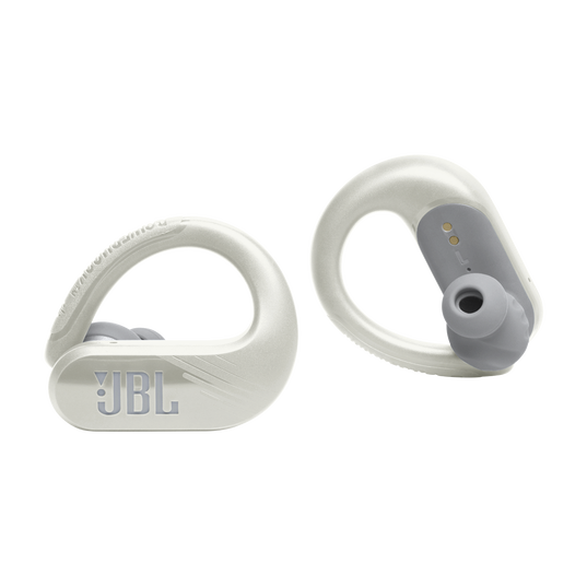 JBL Endurance Peak 3 - White - Dust and water proof True Wireless active earbuds - Detailshot 7